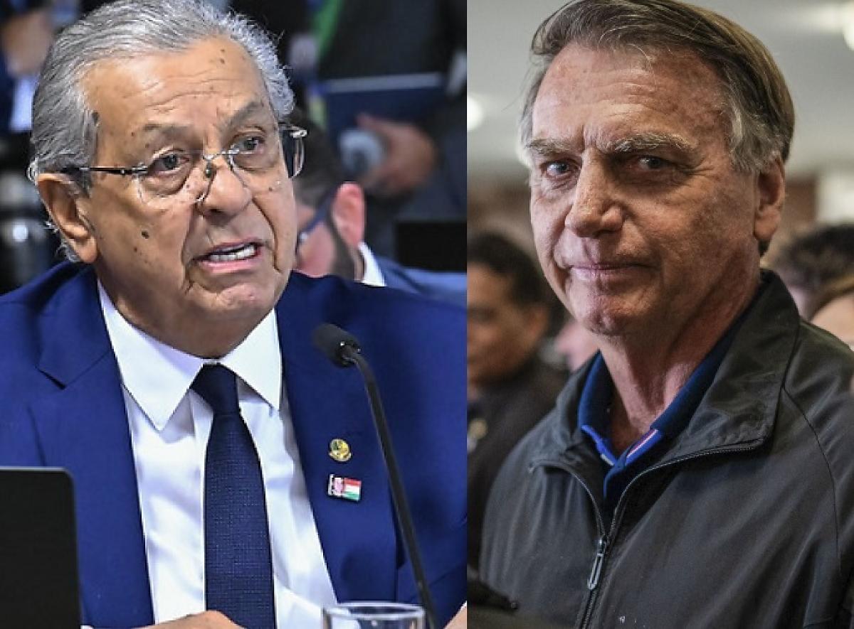 Jayme Campos em uma coletiva de imprensa, onde ele declara que Bolsonaro sabia o que fazia.