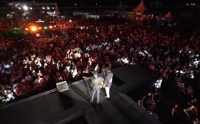 Estrutura do evento no Gigante do Norte