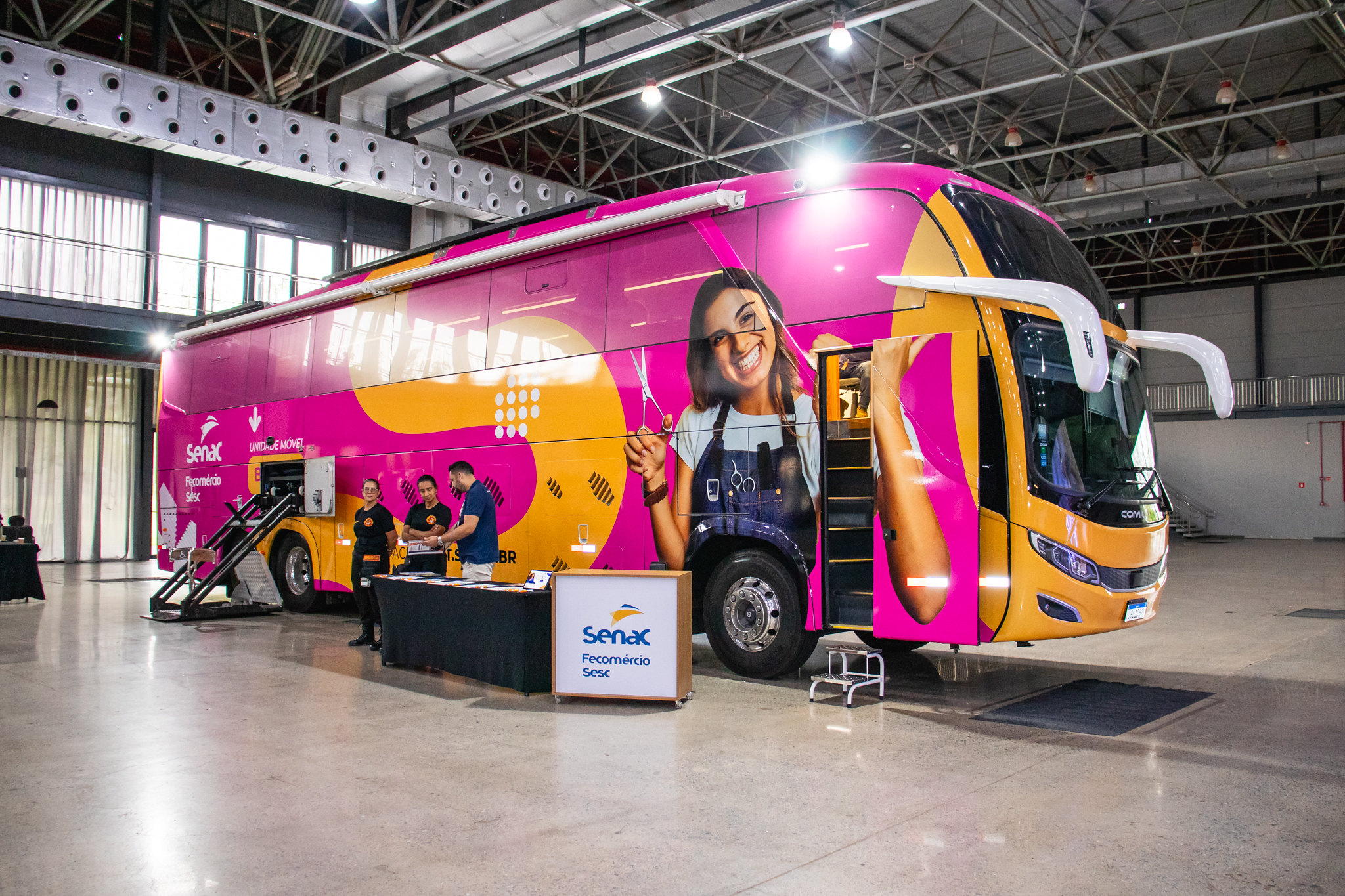 Senac-MT leva Unidade Móvel de Beleza à Expo Belíssima, em Cuiabá