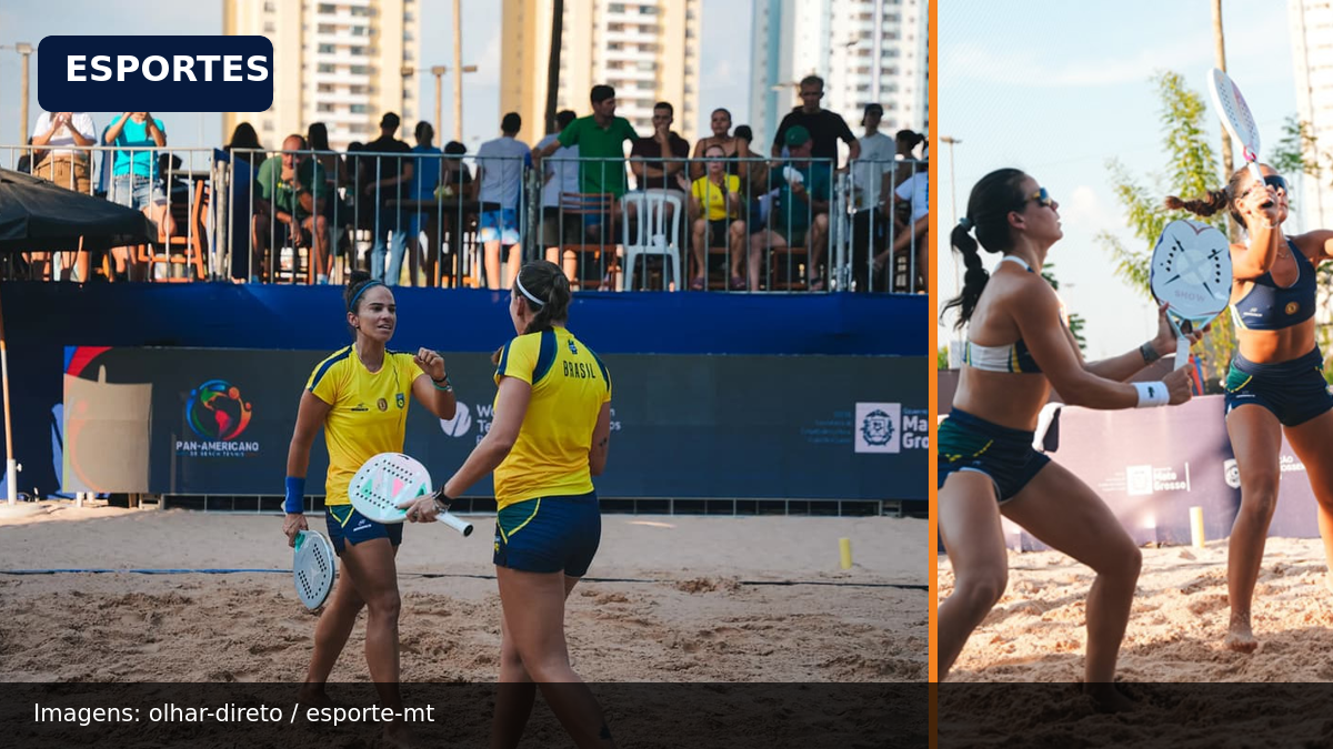 Brasil domina finais do Pan-Americano de Beach Tennis