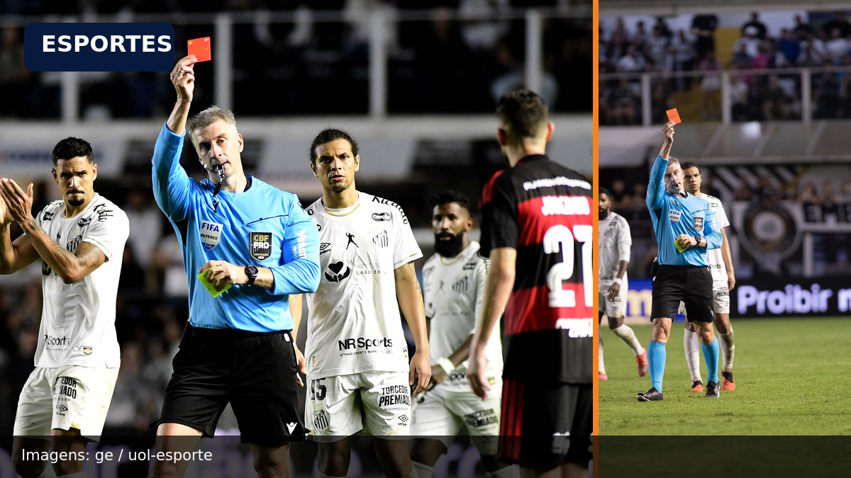 Flamengo detona arbitragem contra Santos