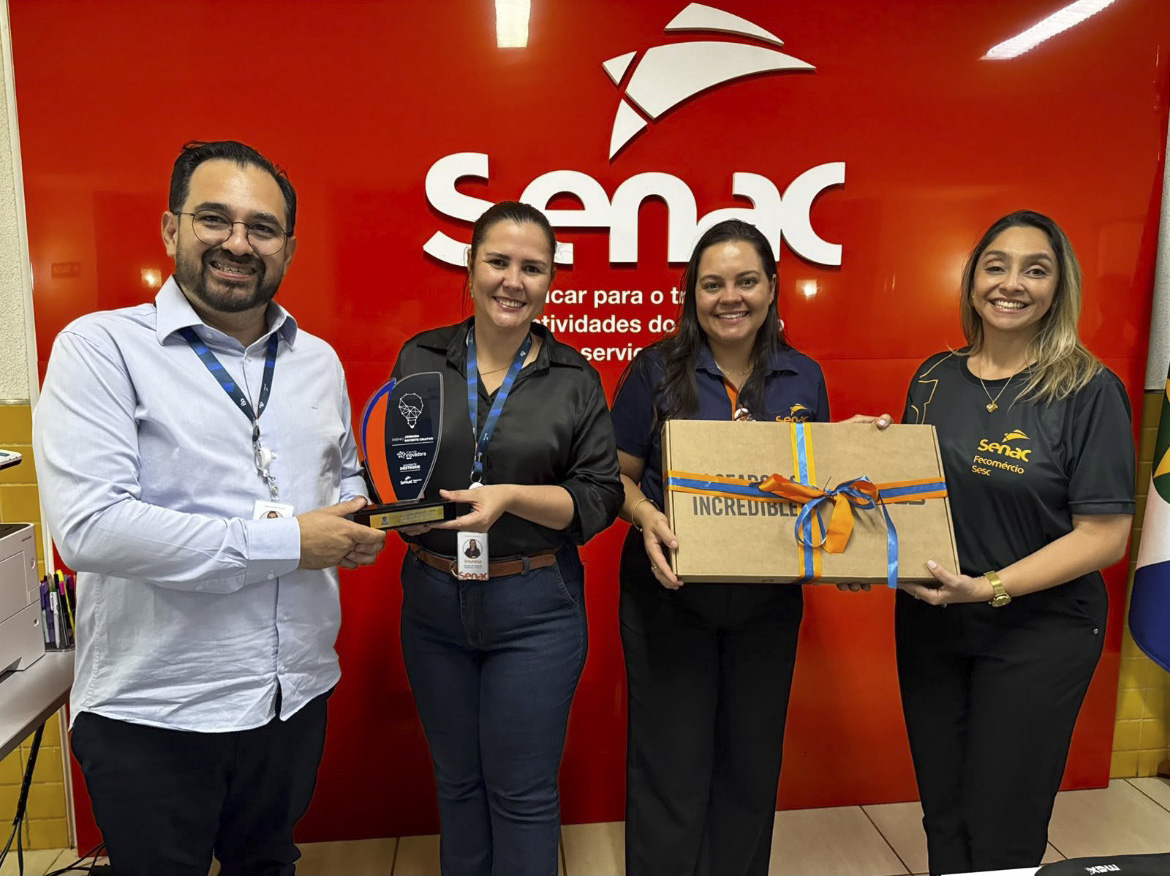 Instrutores do Senac-MT são premiados por projetos com inteligência artificial