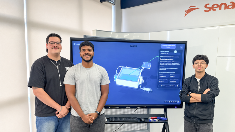 Alunos do Senac criam dessalinizador solar com IA e monitoramento hídrico para comunidades de MT