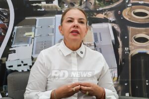 Vereadora Paula Calil - presidente da Câmara de Cuiabá