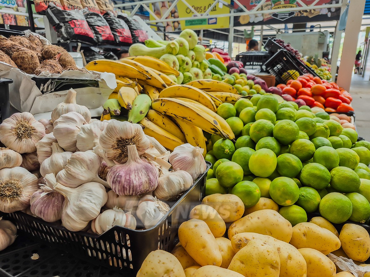 Cesta Básica - Frutas - Verduras - Mercado do Porto