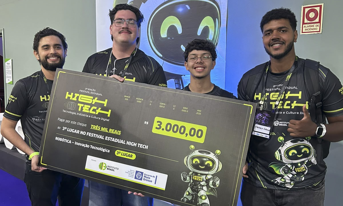 Alunos do Senac-MT conquistaram três prêmios na Semana Nacional de Tecnologia